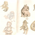 watercolors of puppies