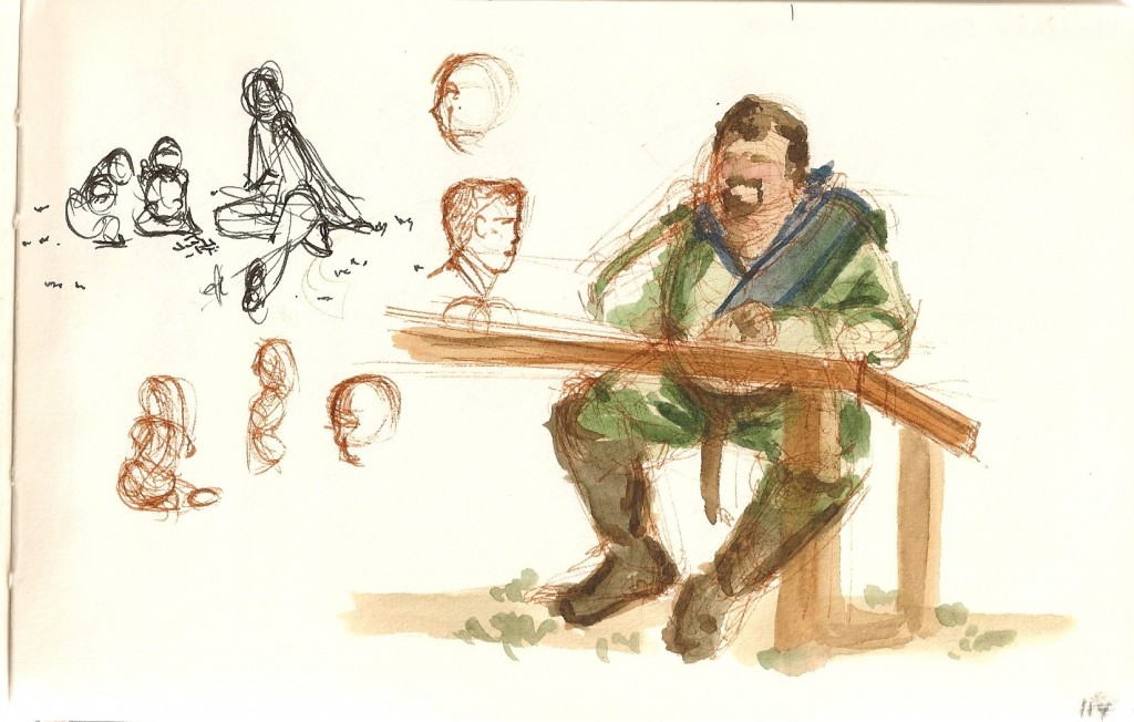 sketches from Renaissance Fair