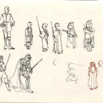 Samantha George | sketch of Jedi Training Academy activity at Disneyland.