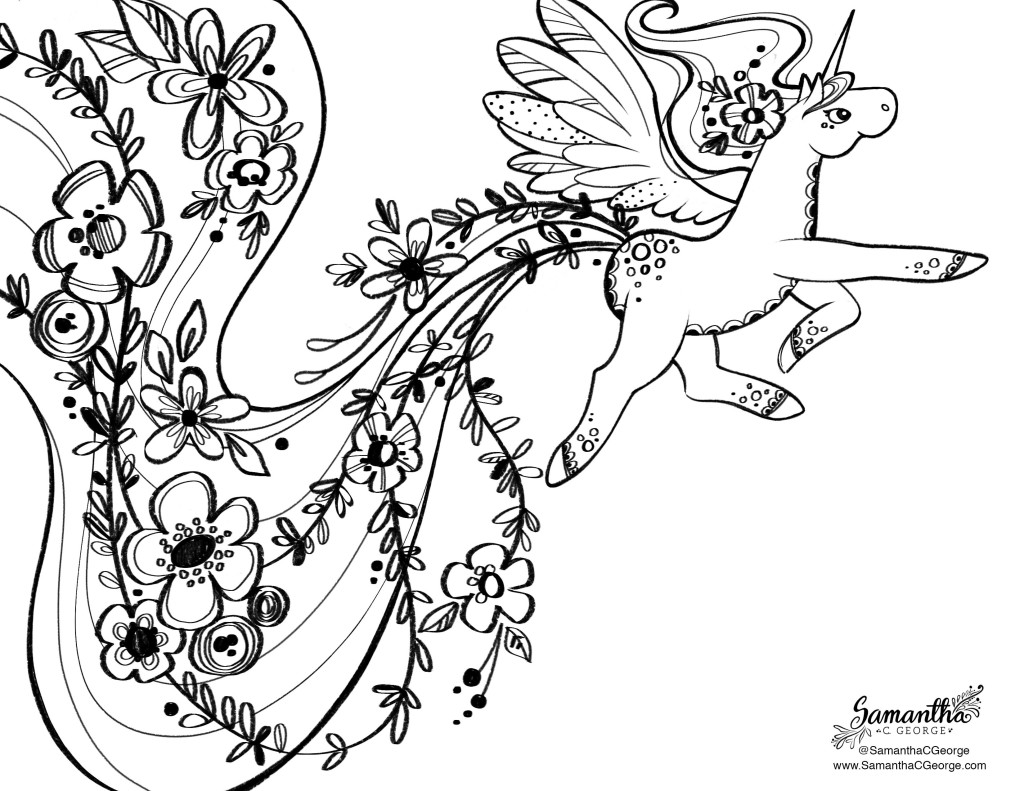 Pony Free Coloring Page - Samantha C George